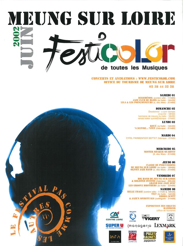 affiche du festival festicolor 2002