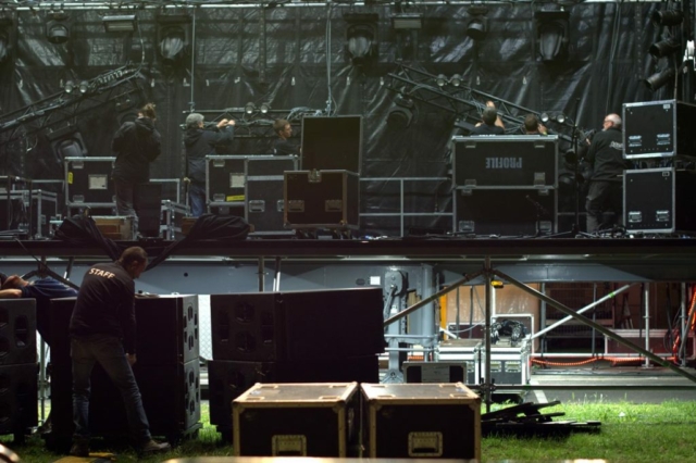Démontage grand scène © Corinne Girard