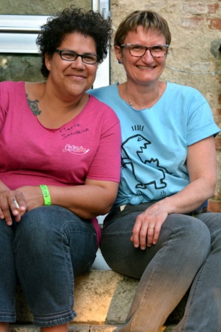 Marie-Sandrine et Agnès © Corinne Girard