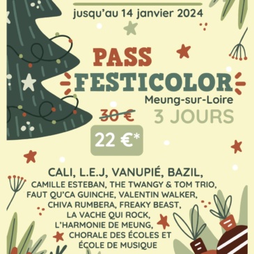 Festicolor 2024 – Pass Noël 3 jours
