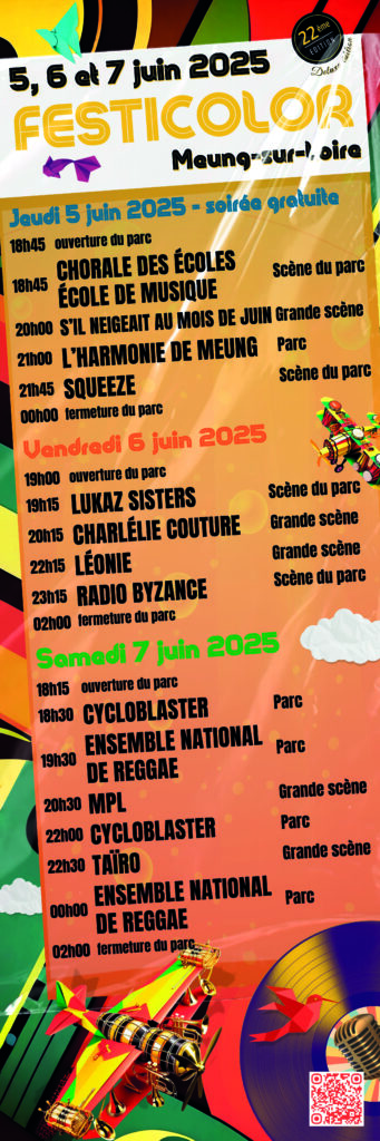 Festicolor 2025 programmation
